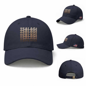 Cherokee Tsalagi Heritage Pride Stacked Typography Baseball Cap