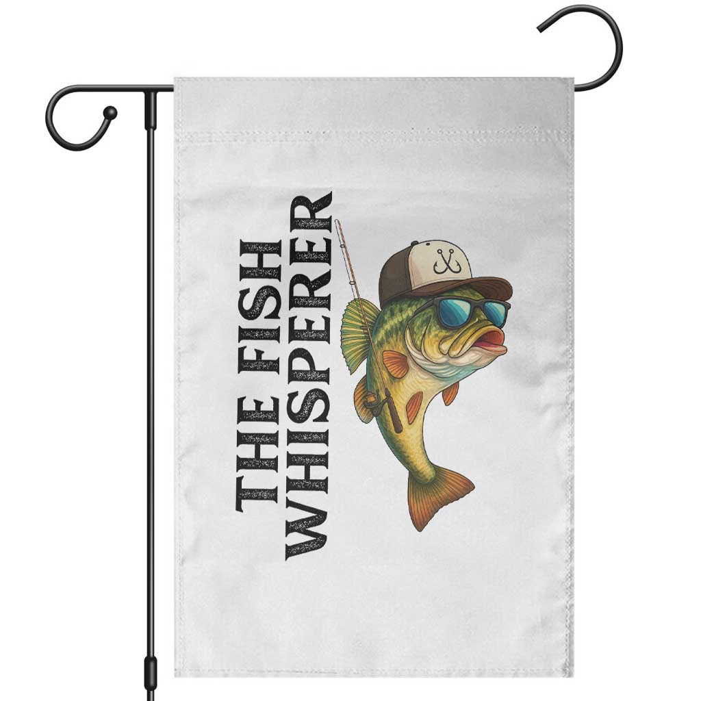 Funny The Fish Whisperer Fishing Garden Flag Angler Lover Gift TS12 White Print Your Wear