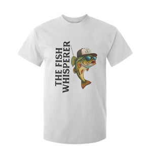 Funny The Fish Whisperer Fishing T Shirt For Kid Angler Lover Gift TS12 White Print Your Wear