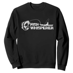 The Fish Whisperer Sweatshirt Funny Fishing Gift TS12 Black Print Your Wear