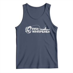 The Fish Whisperer Tank Top Funny Fishing Gift TS12 Navy Print Your Wear