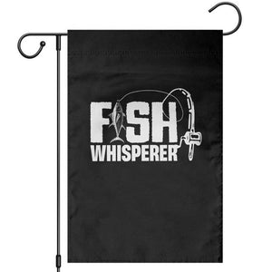 The Fish Whisperer Garden Flag Fish Lover Humor TS12 Black Print Your Wear
