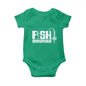 The Fish Whisperer Baby Onesie Fish Lover Humor TS12 Irish Green Print Your Wear