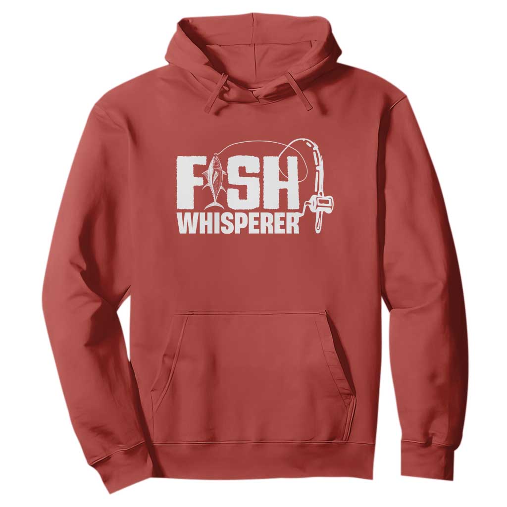 The Fish Whisperer Hoodie Fish Lover Humor TS12 Red Print Your Wear