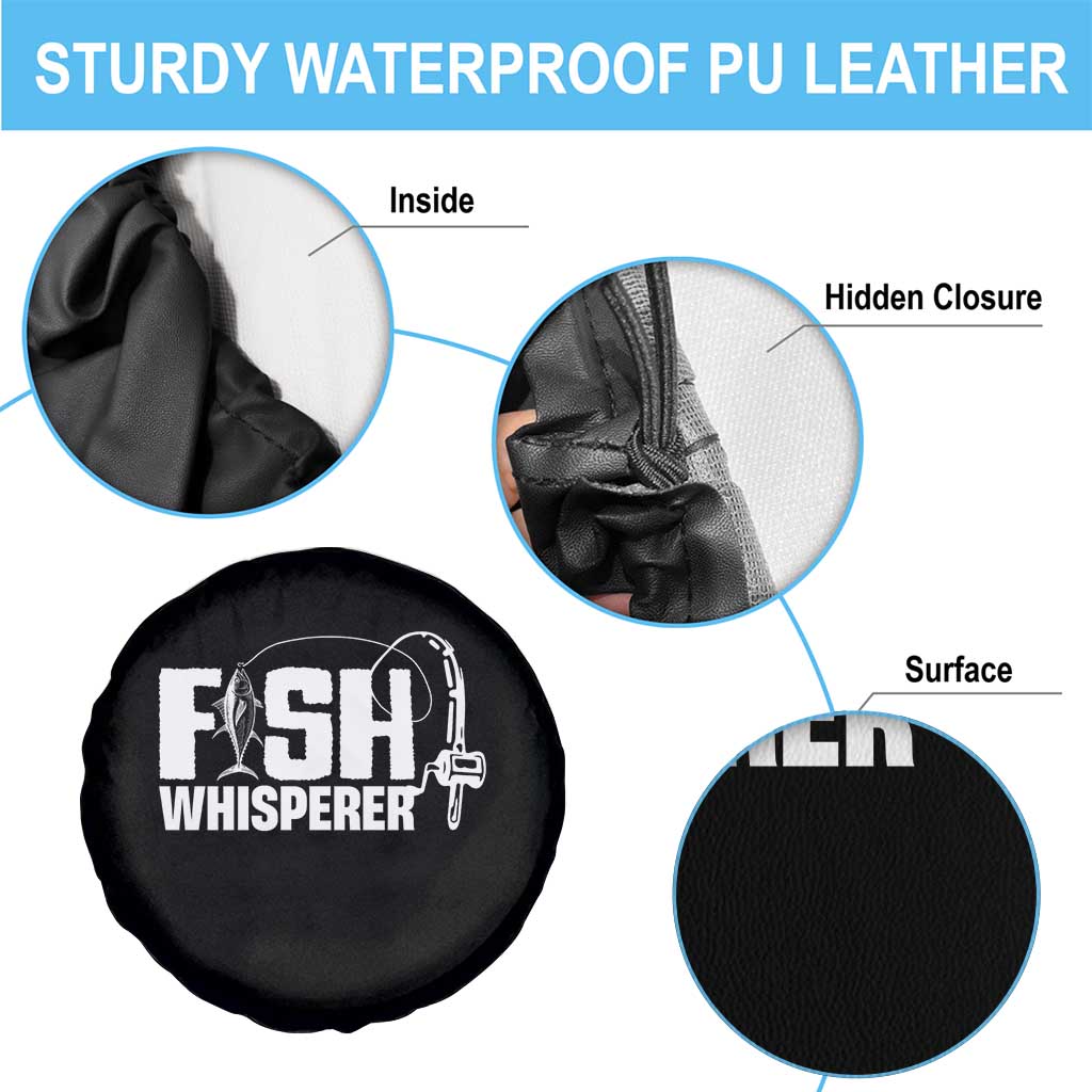 The Fish Whisperer Spare Tire Cover Fish Lover Humor TS12 Print Your Wear