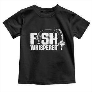 The Fish Whisperer Toddler T Shirt Fish Lover Humor TS12 Black Print Your Wear