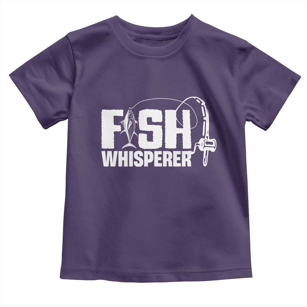The Fish Whisperer Toddler T Shirt Fish Lover Humor TS12 Purple Print Your Wear