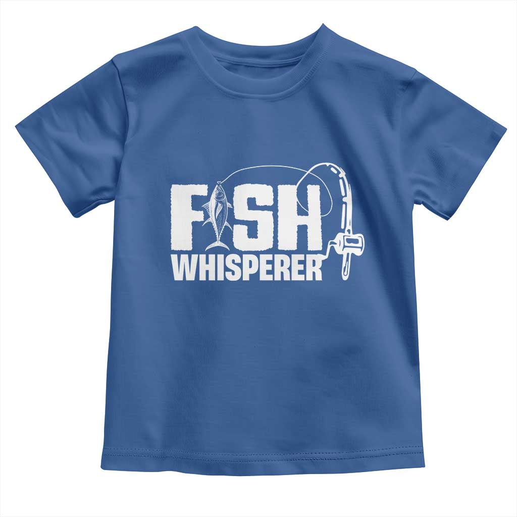 The Fish Whisperer Toddler T Shirt Fish Lover Humor TS12 Royal Blue Print Your Wear