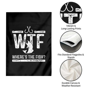 Where Is The Fish Garden Flag Funny WTF Fishing Gift TS12 Print Your Wear