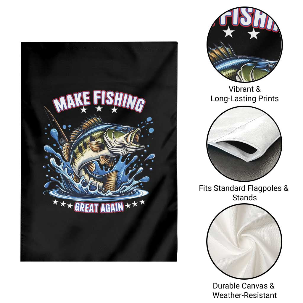 Funny Make Fishing Great Again Garden Flag Fisherman Gift TS12 Print Your Wear