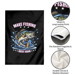 Funny Make Fishing Great Again Garden Flag Fisherman Gift TS12 Print Your Wear
