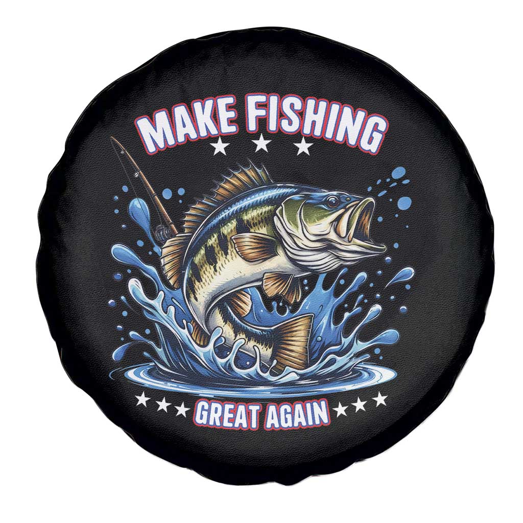 Funny Make Fishing Great Again Spare Tire Cover Fisherman Gift TS12 Print Your Wear