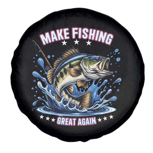 Funny Make Fishing Great Again Spare Tire Cover Fisherman Gift TS12 Print Your Wear
