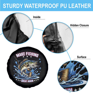 Funny Make Fishing Great Again Spare Tire Cover Fisherman Gift TS12 Print Your Wear