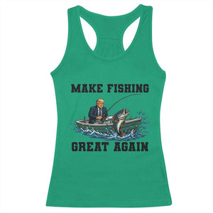 Funny Trump Racerback Tank Top Make Fishing Great Again American Flag Gift TS12 Irish Green Print Your Wear
