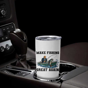Funny Trump Tumbler Cup Make Fishing Great Again American Flag Gift TS12 Print Your Wear