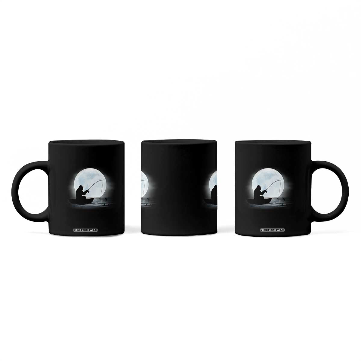 Funny Fisherman Gift Coffee Mug Bigfoot Fishing TS12 Print Your Wear