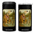 Funny Bigfoot Alien 4 in 1 Can Cooler Tumbler Fishing Lover Gift TS12 One Size: 16 oz Black Print Your Wear