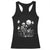 Halloween Skeleton Fishing Racerback Tank Top Funny Fisherman Gift TS12 Black Print Your Wear