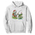 Christmas Skeleton Fishing Hoodie Funny Holiday Gift TS12 White Print Your Wear