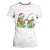 Christmas Skeleton Fishing T Shirt For Women Funny Holiday Gift TS12 White Print Your Wear