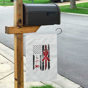 World AIDS Day Garden Flag American Flag Red Ribbon Gift TS12 Print Your Wear
