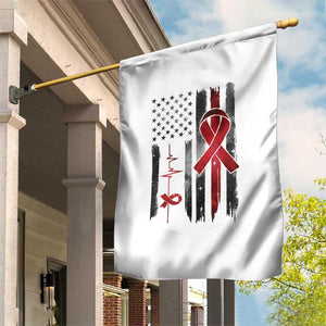 World AIDS Day Garden Flag American Flag Red Ribbon Gift TS12 Print Your Wear