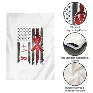 World AIDS Day Garden Flag American Flag Red Ribbon Gift TS12 Print Your Wear