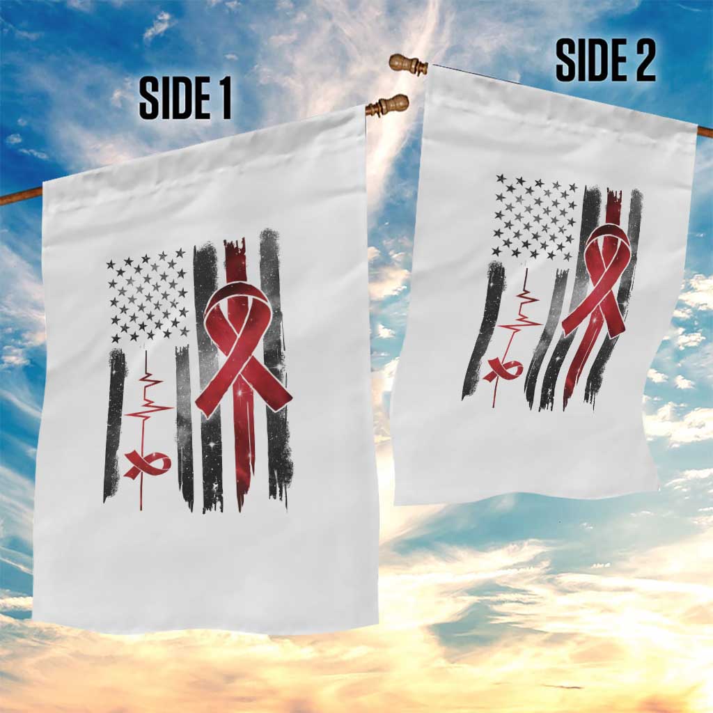 World AIDS Day Garden Flag American Flag Red Ribbon Gift TS12 Print Your Wear