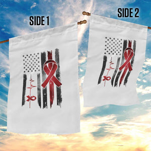 World AIDS Day Garden Flag American Flag Red Ribbon Gift TS12 Print Your Wear