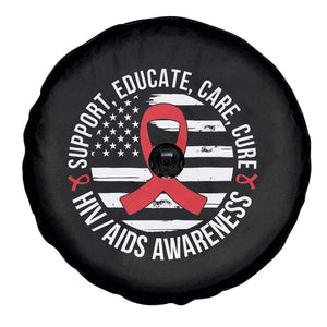 Support Educate Care Cure HIV Awareness Month Gift Spare Tire Cover TS12 Print Your Wear