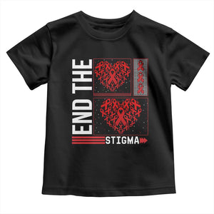 HIV Awareness End The Stigma Toddler T Shirt World AIDS Day Gift TS12 Black Print Your Wear