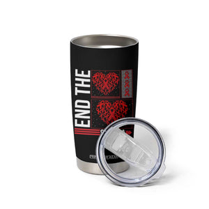 HIV Awareness End The Stigma Tumbler Cup World AIDS Day Gift TS12 Print Your Wear
