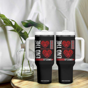 HIV Awareness End The Stigma Tumbler With Handle World AIDS Day Gift TS12 Print Your Wear