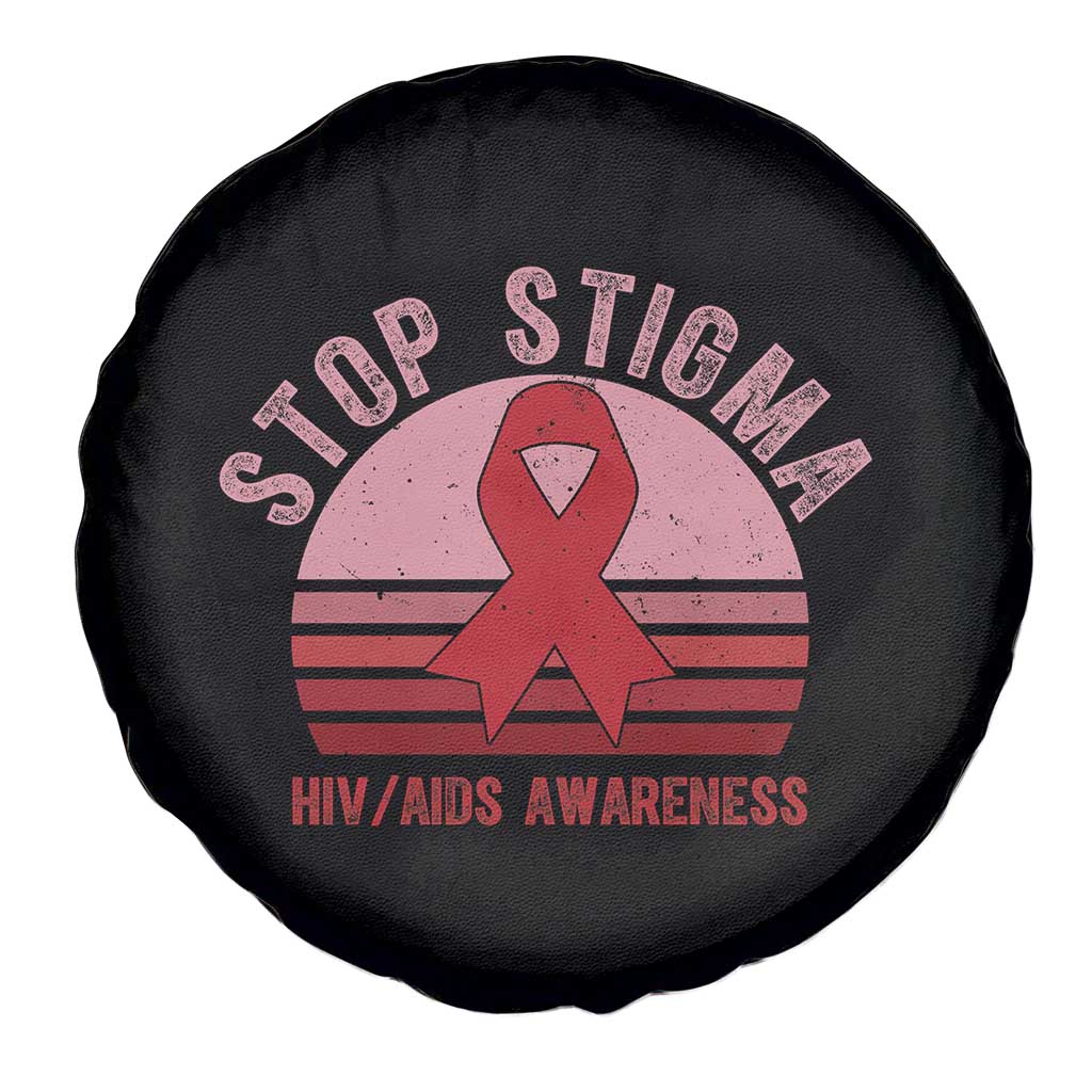 Stop The Stigma HIV Awareness Spare Tire Cover World AIDS Day Gift TS12 Print Your Wear