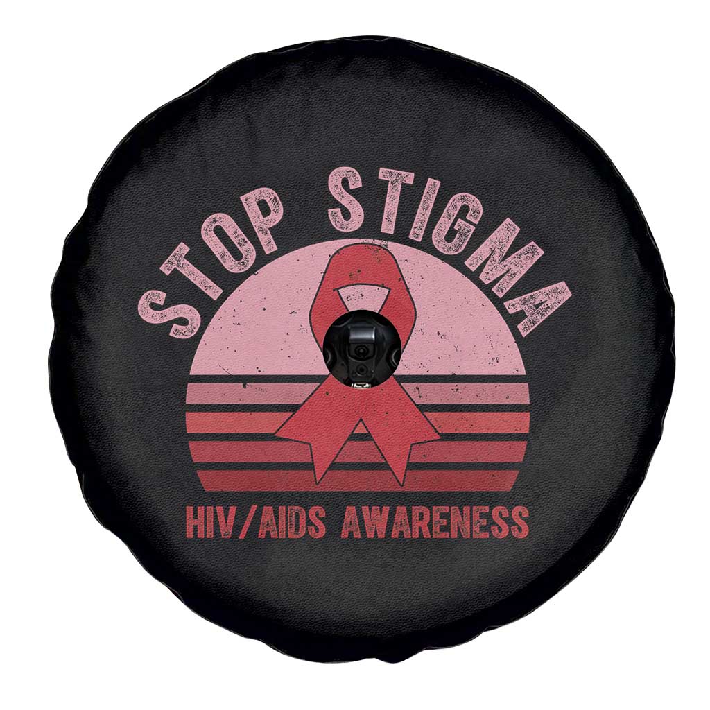 Stop The Stigma HIV Awareness Spare Tire Cover World AIDS Day Gift TS12 Print Your Wear
