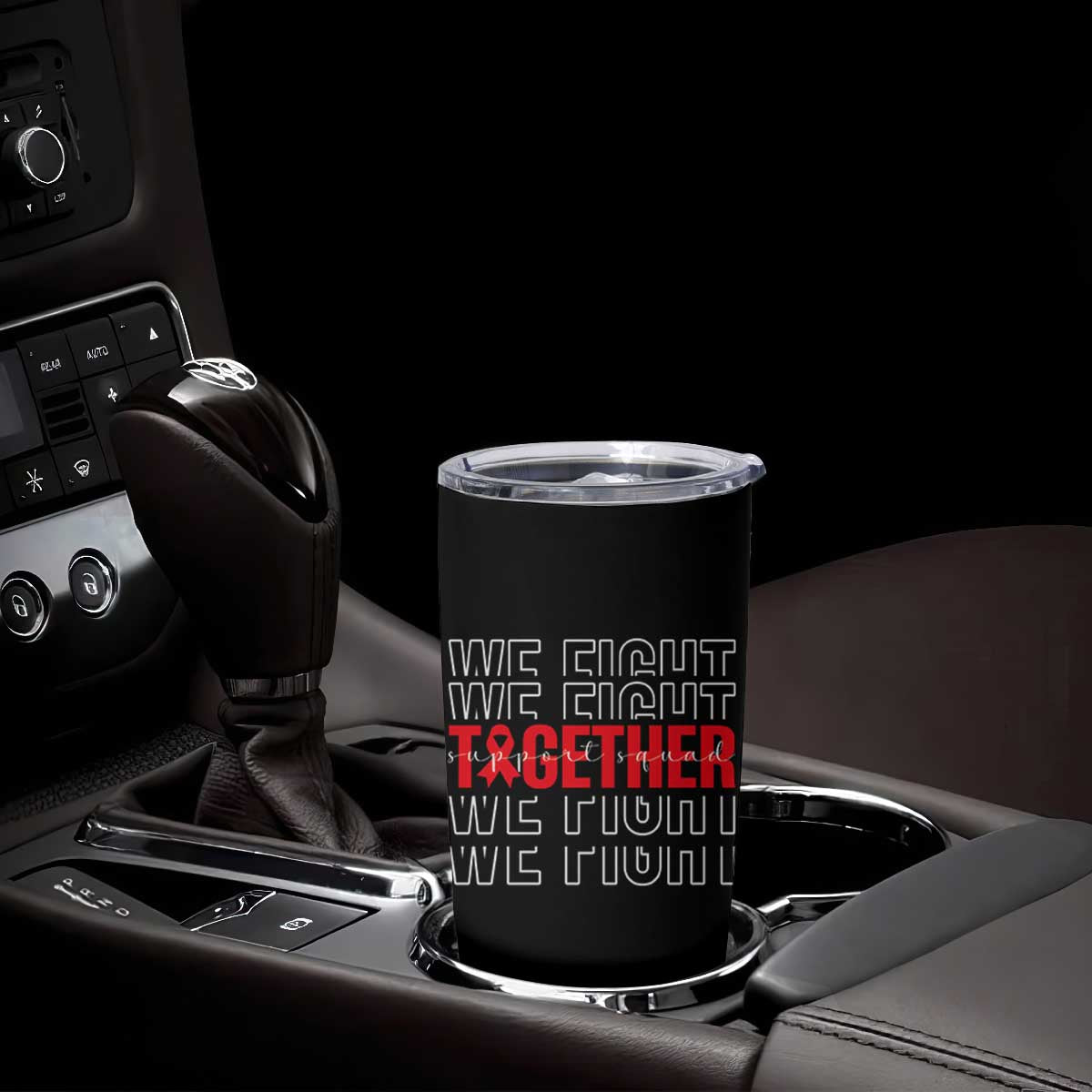 We Fight Together Support Squad HIV Awareness Gift Tumbler Cup TS12 Print Your Wear