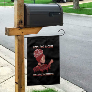 Hope For A Cure HIV Awareness Garden Flag Support Squad Gift TS12 Print Your Wear