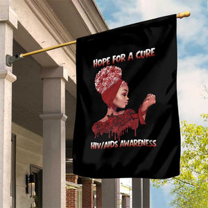 Hope For A Cure HIV Awareness Garden Flag Support Squad Gift TS12 Print Your Wear