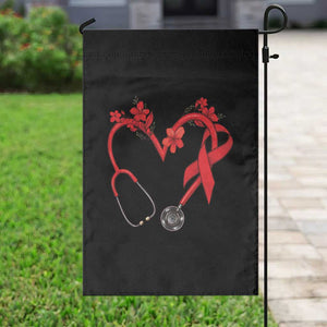 Healthcare Hero HIV Awareness Garden Flag Red Ribbon Support Gift TS12 Print Your Wear
