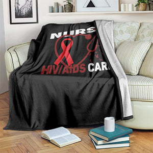 Healthcare Hero HIV AIDS Care Nurse Gift Throw Blanket TS12 Print Your Wear