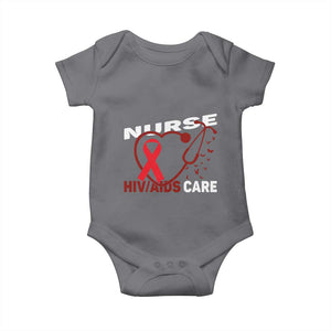 Healthcare Hero HIV AIDS Care Nurse Gift Baby Onesie TS12 Charcoal Print Your Wear