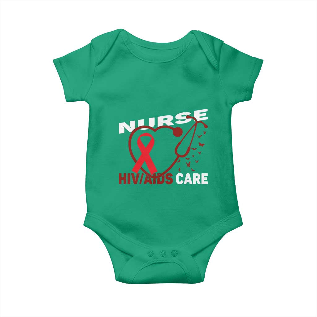 Healthcare Hero HIV AIDS Care Nurse Gift Baby Onesie TS12 Irish Green Print Your Wear
