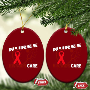 Healthcare Hero HIV AIDS Care Nurse Gift Ceramic Ornament TS12 Print Your Wear