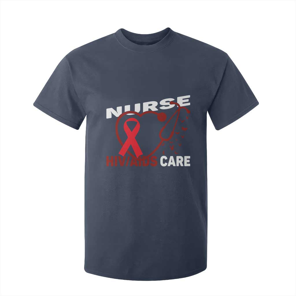 Healthcare Hero HIV AIDS Care Nurse Gift T Shirt For Kid TS12 Navy Print Your Wear