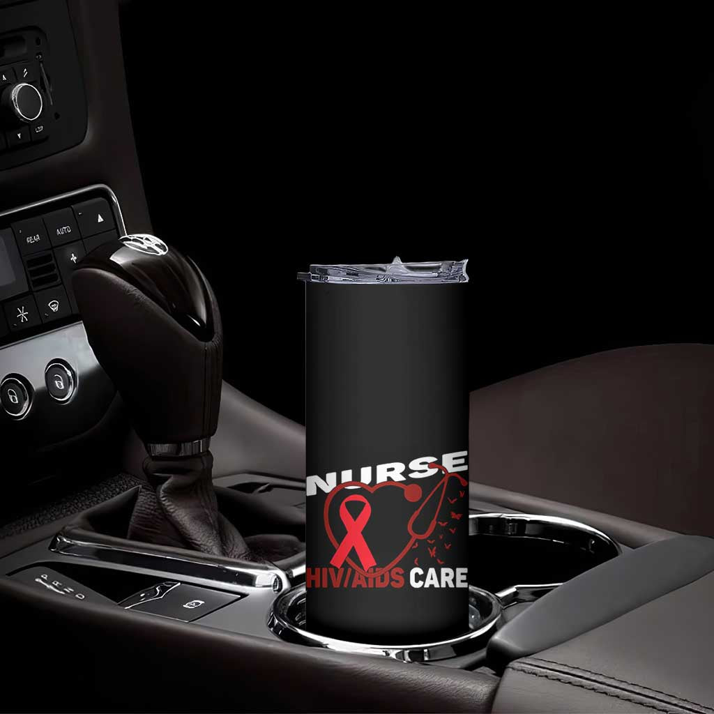 Healthcare Hero HIV AIDS Care Nurse Gift Skinny Tumbler TS12 Print Your Wear