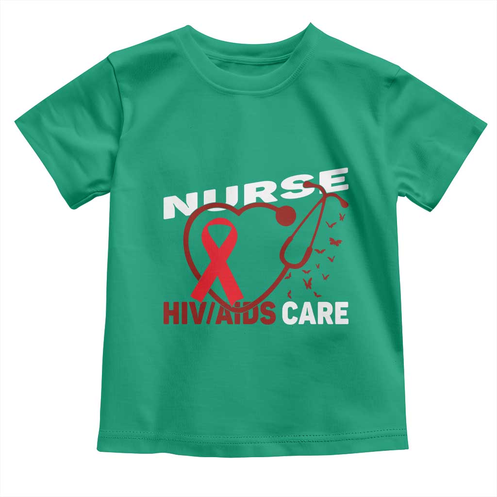Healthcare Hero HIV AIDS Care Nurse Gift Toddler T Shirt TS12 Irish Green Print Your Wear