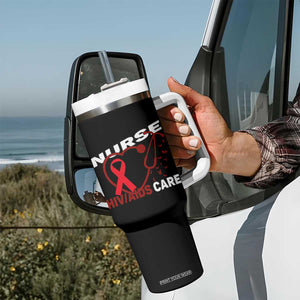 Healthcare Hero HIV AIDS Care Nurse Gift Tumbler With Handle TS12 Print Your Wear