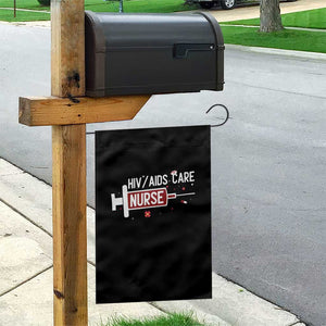 HIV AIDS Care Nurse Garden Flag Red Ribbon Support Gift TS12 Print Your Wear