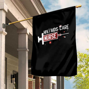 HIV AIDS Care Nurse Garden Flag Red Ribbon Support Gift TS12 Print Your Wear